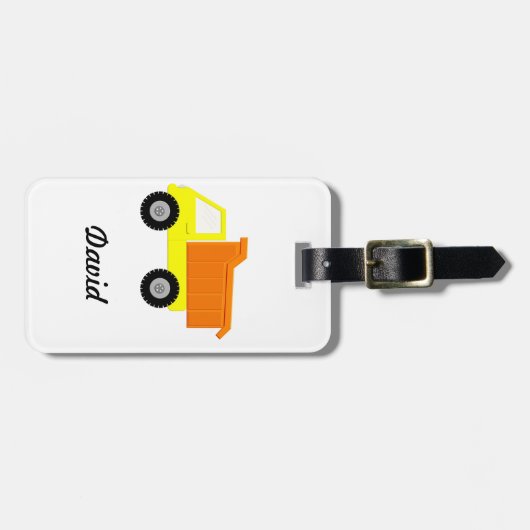 Gelbspielzeug Gepäckanhänger (Vorderseite horizontal)