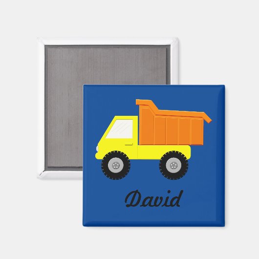 Gelbspielzeug Magnet (Vorderseite/Rückseite)