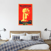 Gelbstein, altes Werbeplakat Leinwanddruck (Insitu (Schlafzimmer))