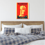 Gelbstein, altes Werbeplakat Leinwanddruck (Insitu (Schlafzimmer))