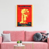 Gelbstein, altes Werbeplakat Leinwanddruck (Insitu (Wohnzimmer))
