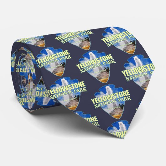 Gelbstein (Pfeilspitzen) Krawatte (Gerollt)