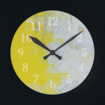 Gelbstein Runde Wanduhr<br><div class="desc">Zuhause Décor</div>