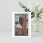 Gelbstein, Schwarzer Bär im Baum Postkarte (Stehend Vorderseite)