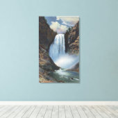 Gelbstein, Wasserfälle von unten Leinwanddruck (Insitu (Holzboden))