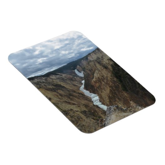 Gelbsteinfall-Foto-Magnet Magnet (Rechte Seite)