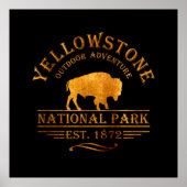 Gelbsteinfarben Poster (Vorne)