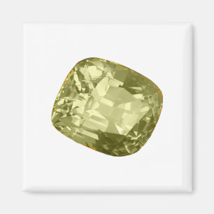 Gelbstichiger Edelstein Alexandrit Magnet
