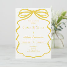 Gelbstreifen Hochzeit Whimsical