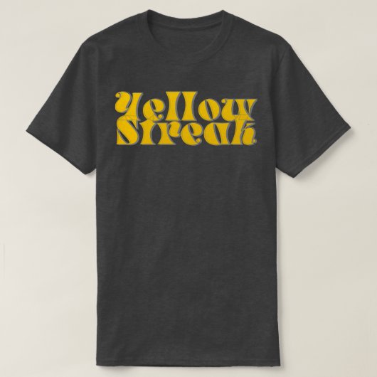 Gelbstreifen T-Shirt (Design vorne)