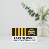 Gelbstreifen Visitenkarte (Stehend Vorderseite)