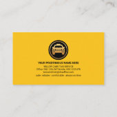Gelbstreifen Visitenkarte (Rückseite)