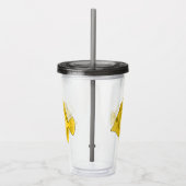 Gelbtang-Cartoon Acryltrinkbecher (Rechts)