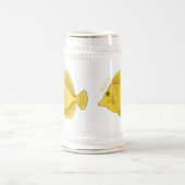 Gelbtang-Cartoon Bierglas (Mittel)