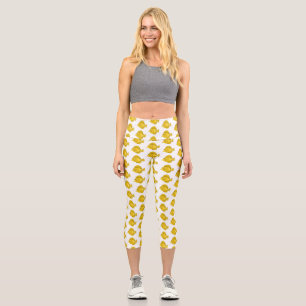 Gelbtang-Cartoon Capri Leggings