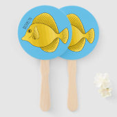 Gelbtang-Cartoon Fächer (Vorne und Hinten)