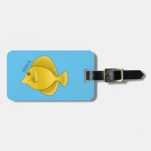 Gelbtang-Cartoon Gepäckanhänger (Vorderseite horizontal)