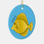 Gelbtang-Cartoon Keramik Ornament (Rechts)