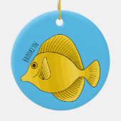 Gelbtang-Cartoon Keramik Ornament (Hinten)