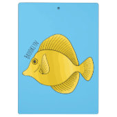 Gelbtang-Cartoon Klemmbrett (Rückseite)