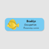 Gelbtang-Cartoon Namensschild (Vorderseite)