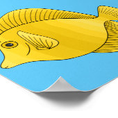 Gelbtang-Cartoon Poster (Ecke)