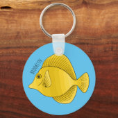 Gelbtang-Cartoon Schlüsselanhänger (Vorderseite)