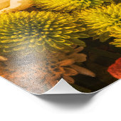 Gelbte Blume Fotodruck (Ecke)