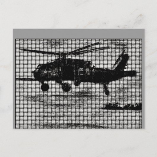 Gelbter Chopper Postkarte (Vorderseite)