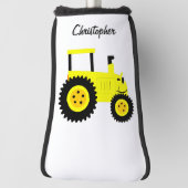 Gelbtraktor-Design Golf Headcover (Rotieren 90)