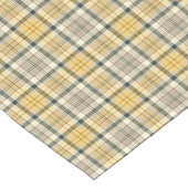 Gelbund Marine-BlauUrbanite kariert Kurzer Tischläufer (Ecke)