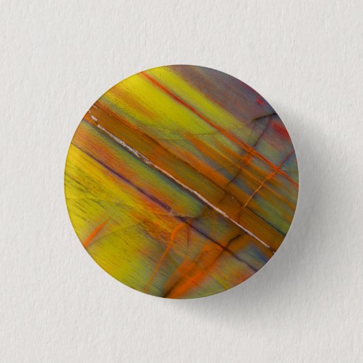 Gelbversteinertes Holz Button (Vorderseite)