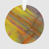 Gelbversteinertes Holz Ornament (Vorderseite)