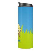 Gelbvogel-Cartoon Thermosbecher (Nach rechts gedreht)