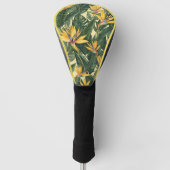 Gelbvogel der Paradischen Blume Golf Headcover (Vorderseite)