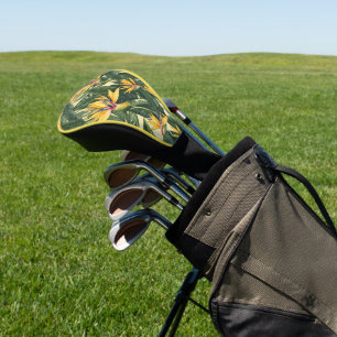 Gelbvogel der Paradischen Blume Golf Headcover