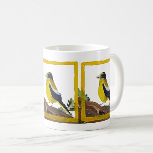 Gelbvogel-Tasse Kaffeetasse (VorderseiteRechts)