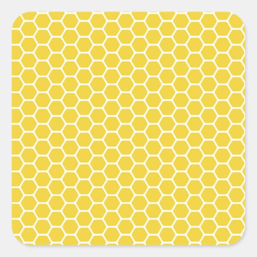 Gelbwabenkraut Quadratischer Aufkleber (Vorderseite)
