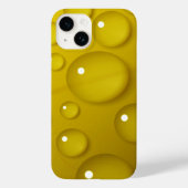 Gelbwassertropfen Hintergrund Case-Mate iPhone Hülle (Rückseite)