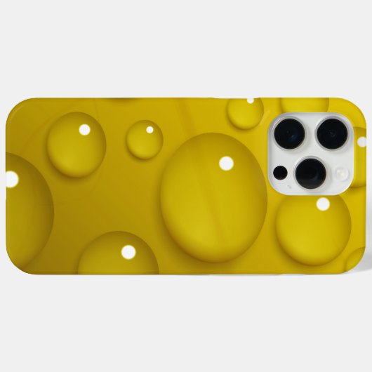 Gelbwassertropfen Hintergrund Case-Mate iPhone Hülle (Rückseite (Horizontal))