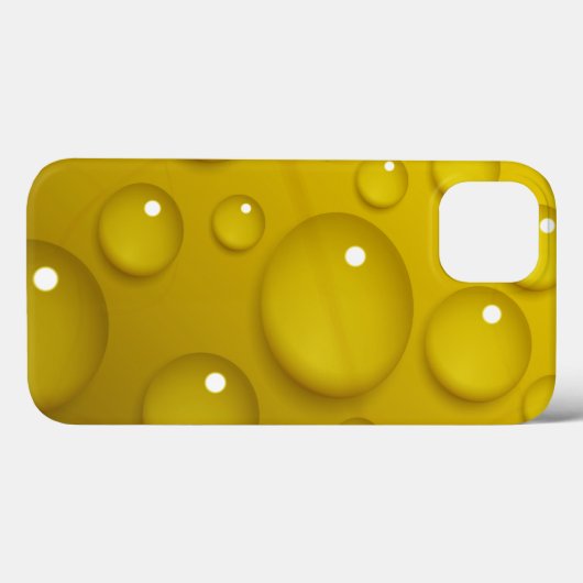 Gelbwassertropfen Hintergrund Case-Mate iPhone Hülle (Rückseite (Horizontal))