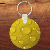 Gelbwassertropfen Hintergrund Schlüsselanhänger (Rückseite)