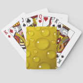 Gelbwassertropfen Hintergrund Spielkarten (Rückseite)