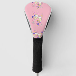 Gelbwein in Rosa Golf Headcover