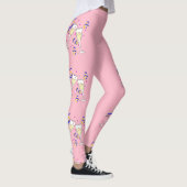 Gelbwein in Rosa Leggings (Rechts)