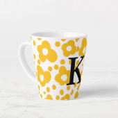 Gelbweiße Bläschen-Bläschen-Muster Milchtasse (Linke Ecke)