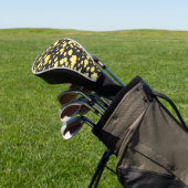 Gelbwolkenmuster Golf Headcover (In SItu)