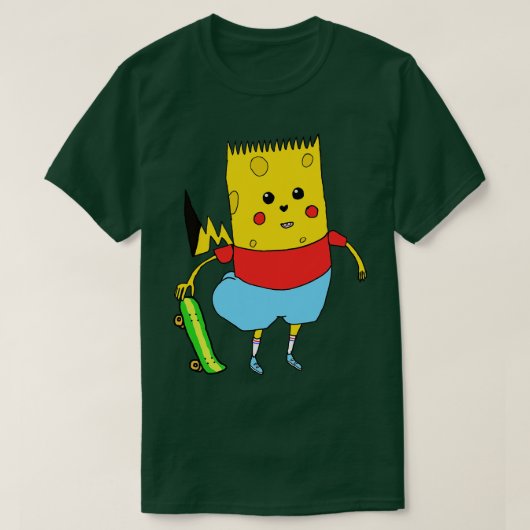 Gelbzackzeichen T-Shirt (Design vorne)