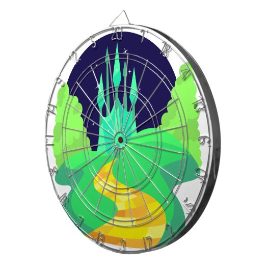 Gelbziegelstraße Dartscheibe (Vorderseite rechts)
