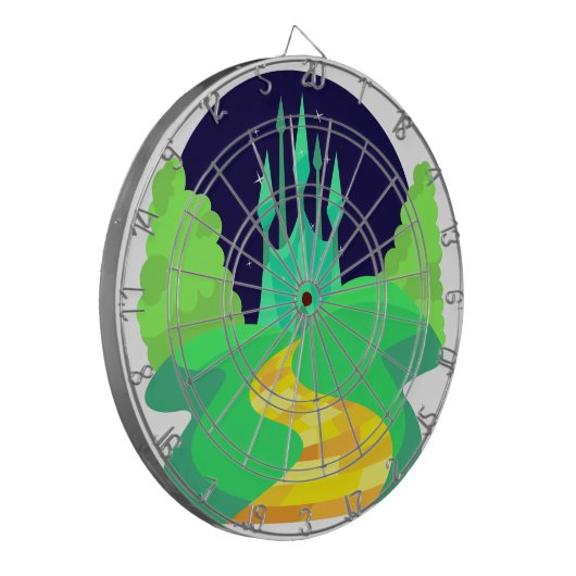 Gelbziegelstraße Dartscheibe (Vorderseite Links)